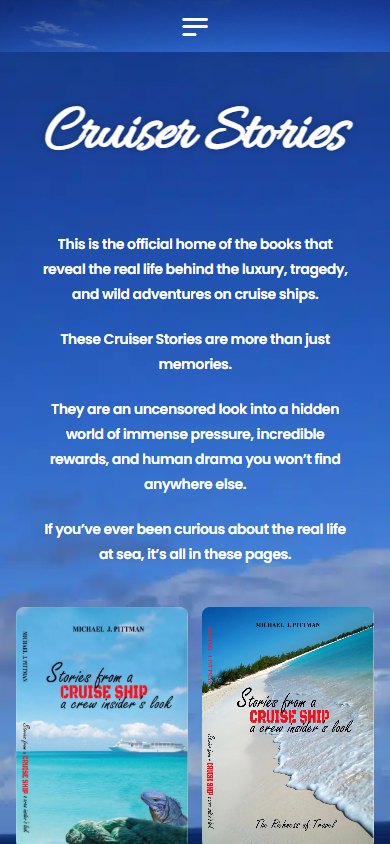 Cruiser Stories — Website auf dem Smartphone
