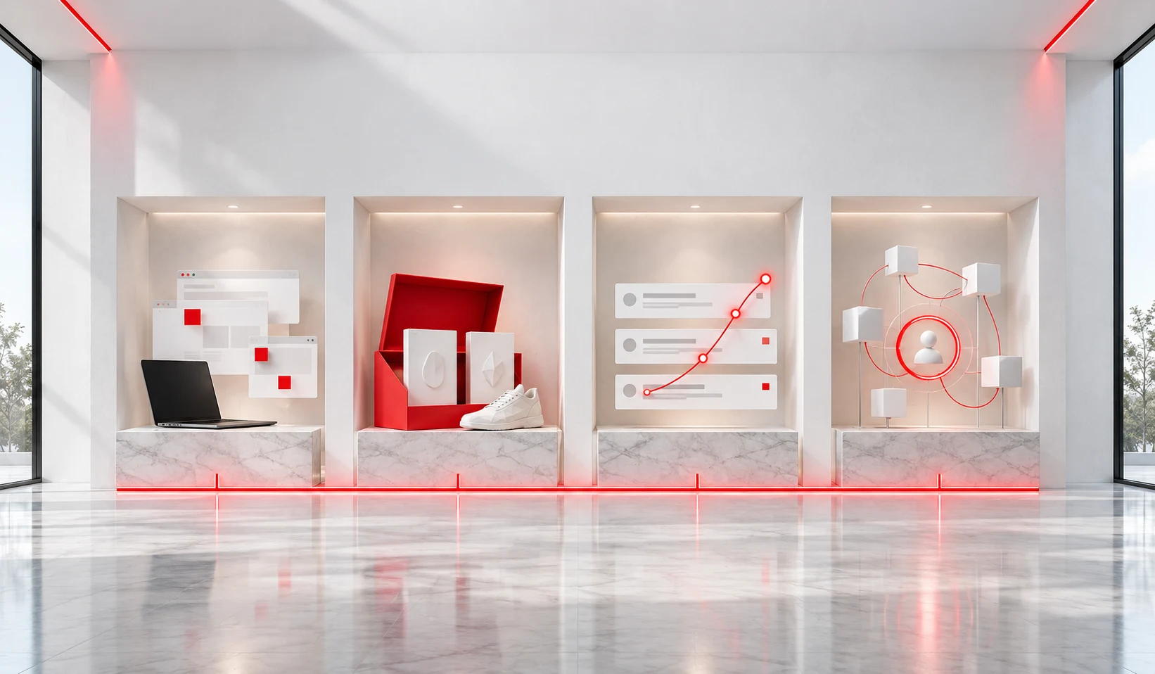 KG-NET · Architekturvisualisierung des Digitalstudios