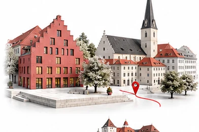 Dornbirn — illustrative city view
