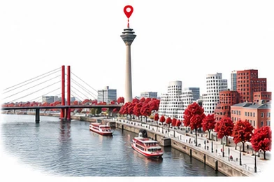Düsseldorf — illustrative city view
