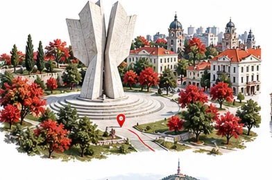 Kragujevac — ilustrativni prikaz grada