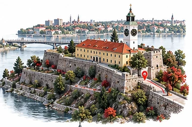 Novi Sad — ilustrativni prikaz grada