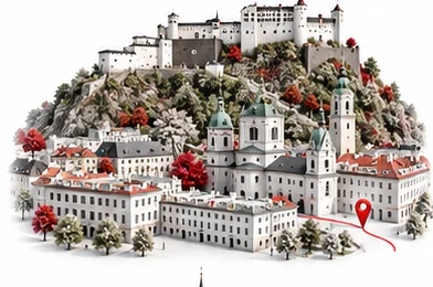 Salzburg — illustrative city view