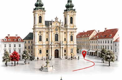St. Pölten — illustrative city view