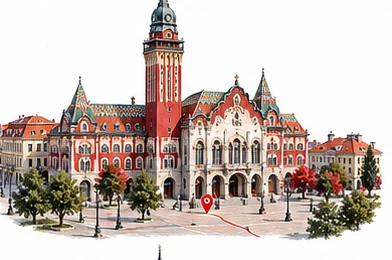 Subotica — illustrative city view