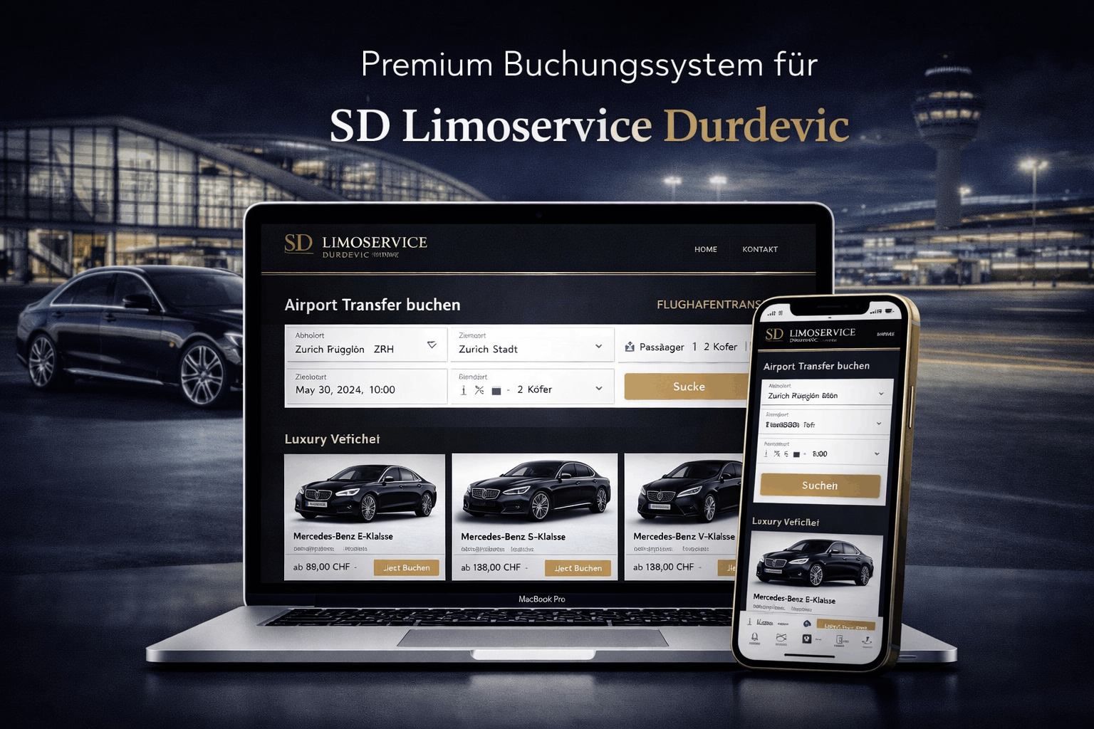 Buchungssystem für Airport Transfers