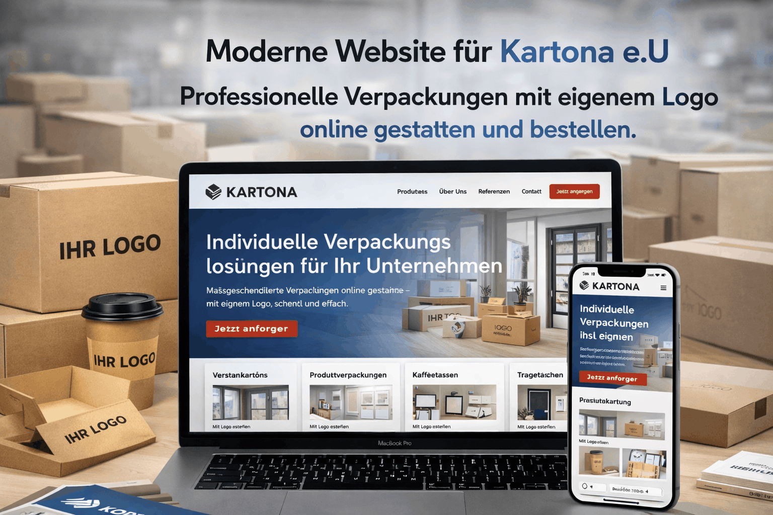Website entwickelt, inklusive UXUI Design