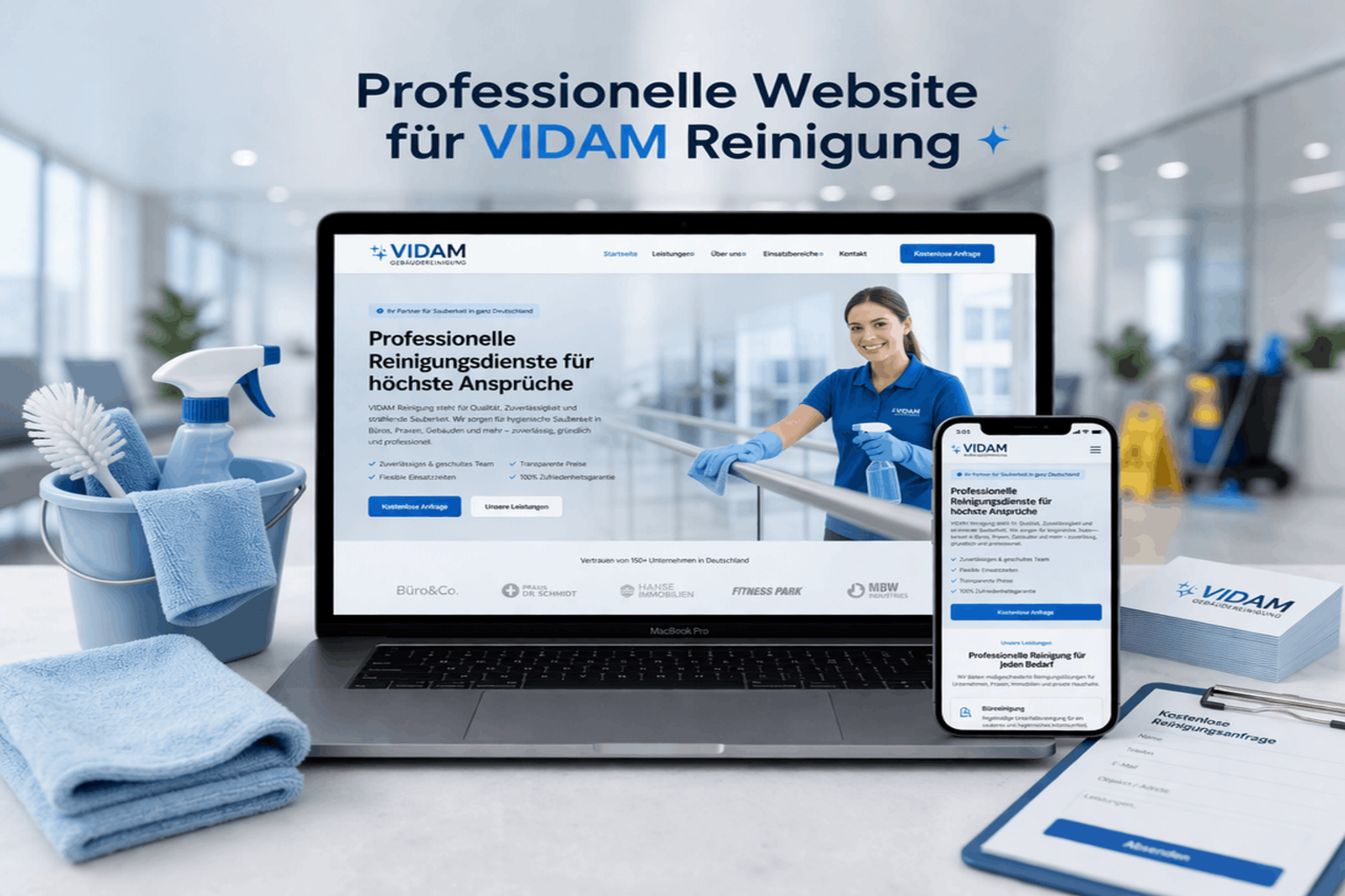 Website zur Präsentation der Rei