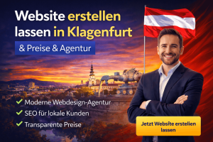 Website erstellen lassen Klagenfurt – Preise & Agentur