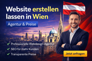 Website erstellen lassen Wien – Agentur & Preise