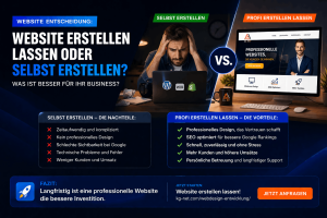 Website erstellen lassen oder selbst erstellen – was ist besser?